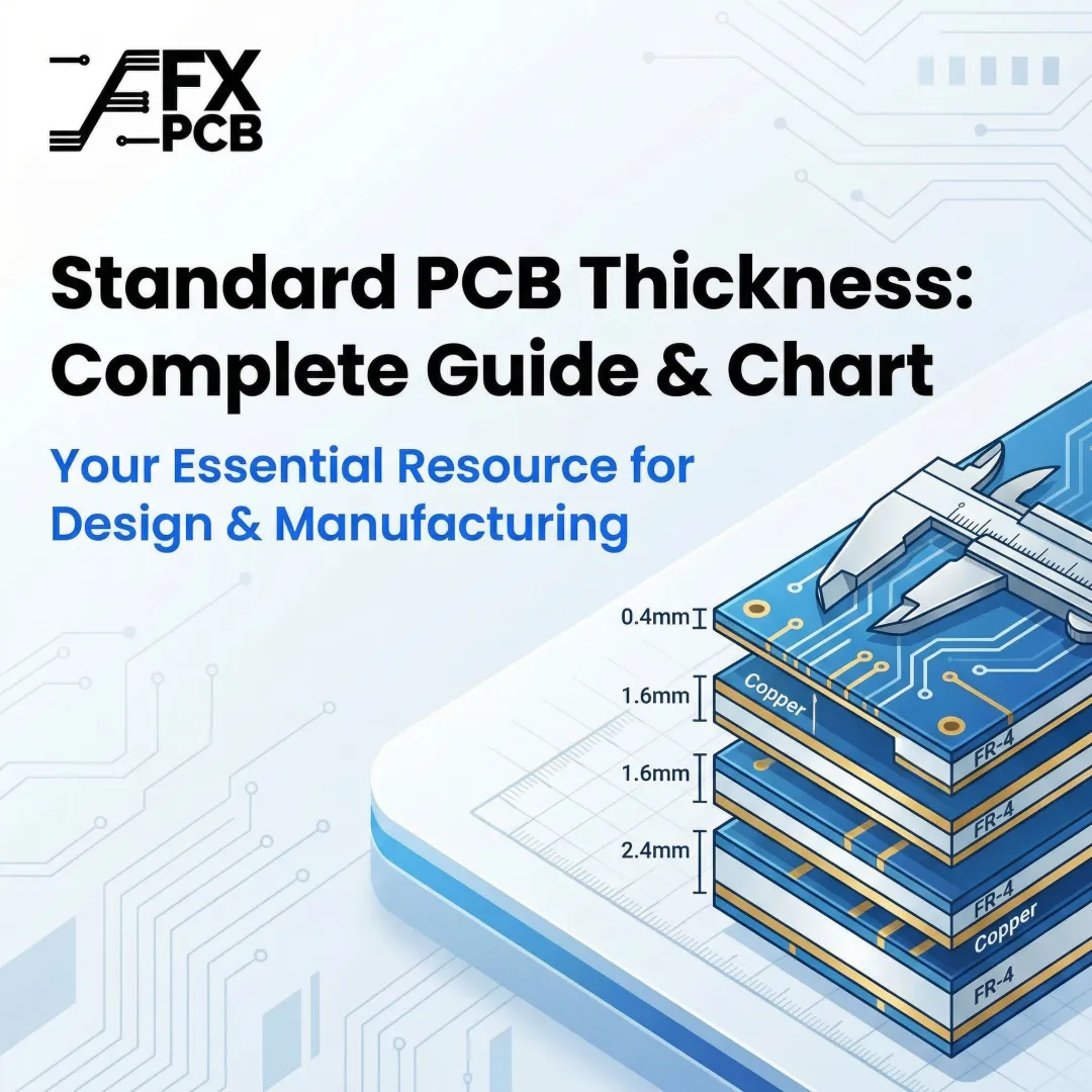 Standard PCB Thickness: Complete Guide & Chart