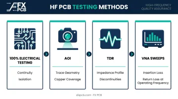 PCB signal integrity testing methods comparison from electrical continuity to VNA sweeps