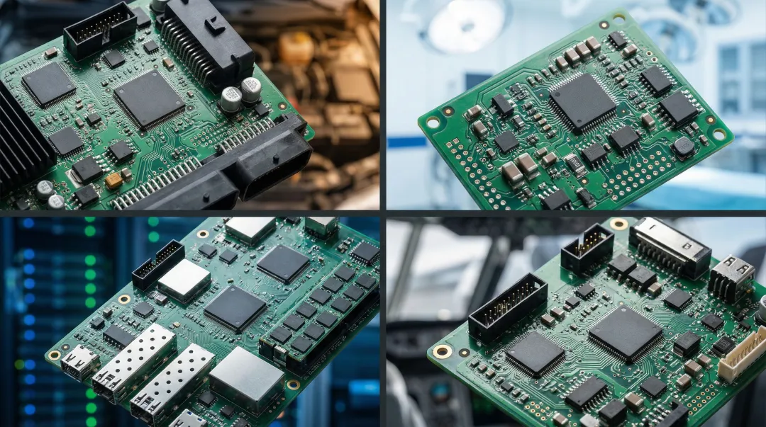 Multilayer PCB applications across medical automotive telecom and consumer electronics industries