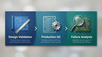 Three primary PCB cross-section analysis use cases design validation to failure analysis