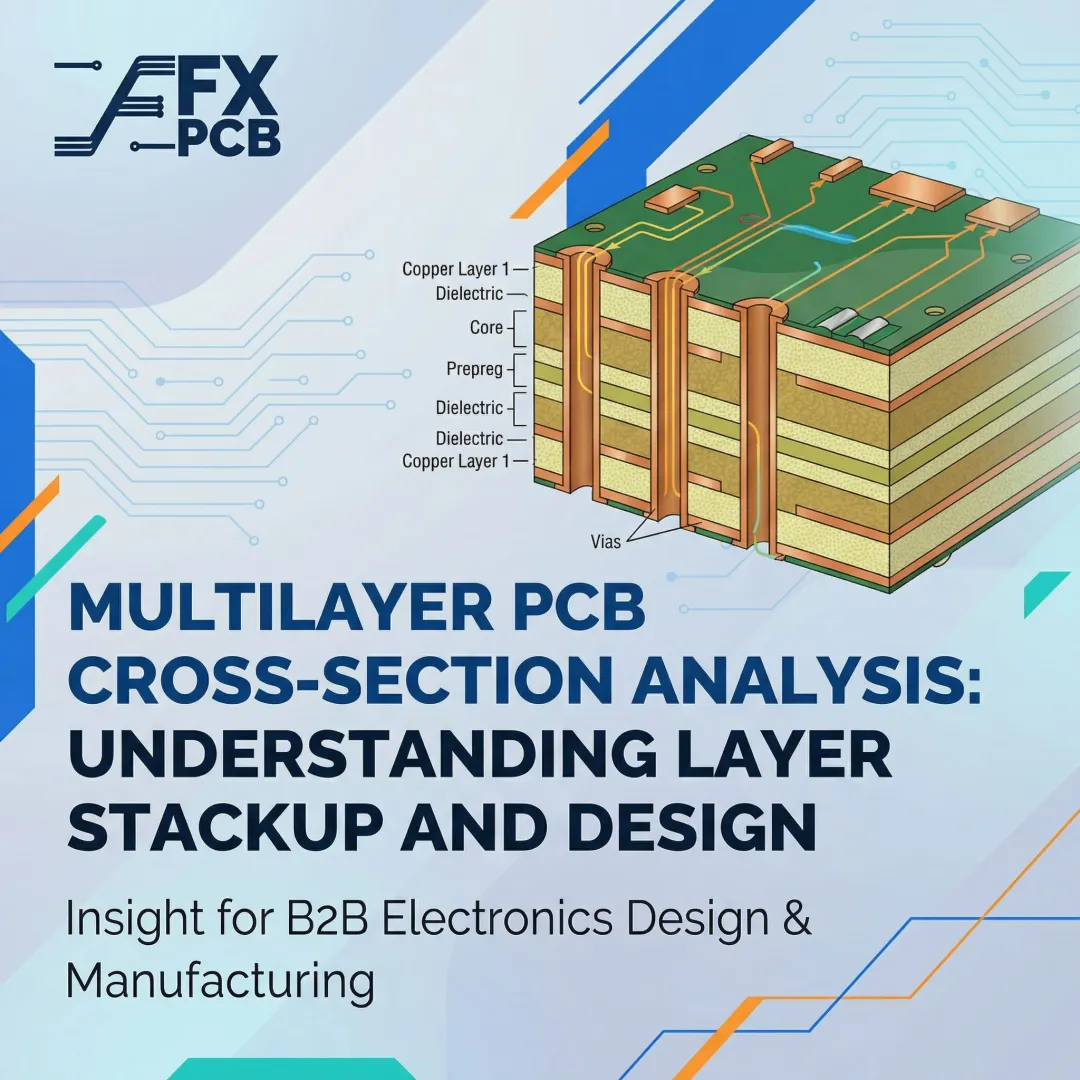 Multilayer PCB Cross-Section Analysis: Understanding Layer Stackup and Design