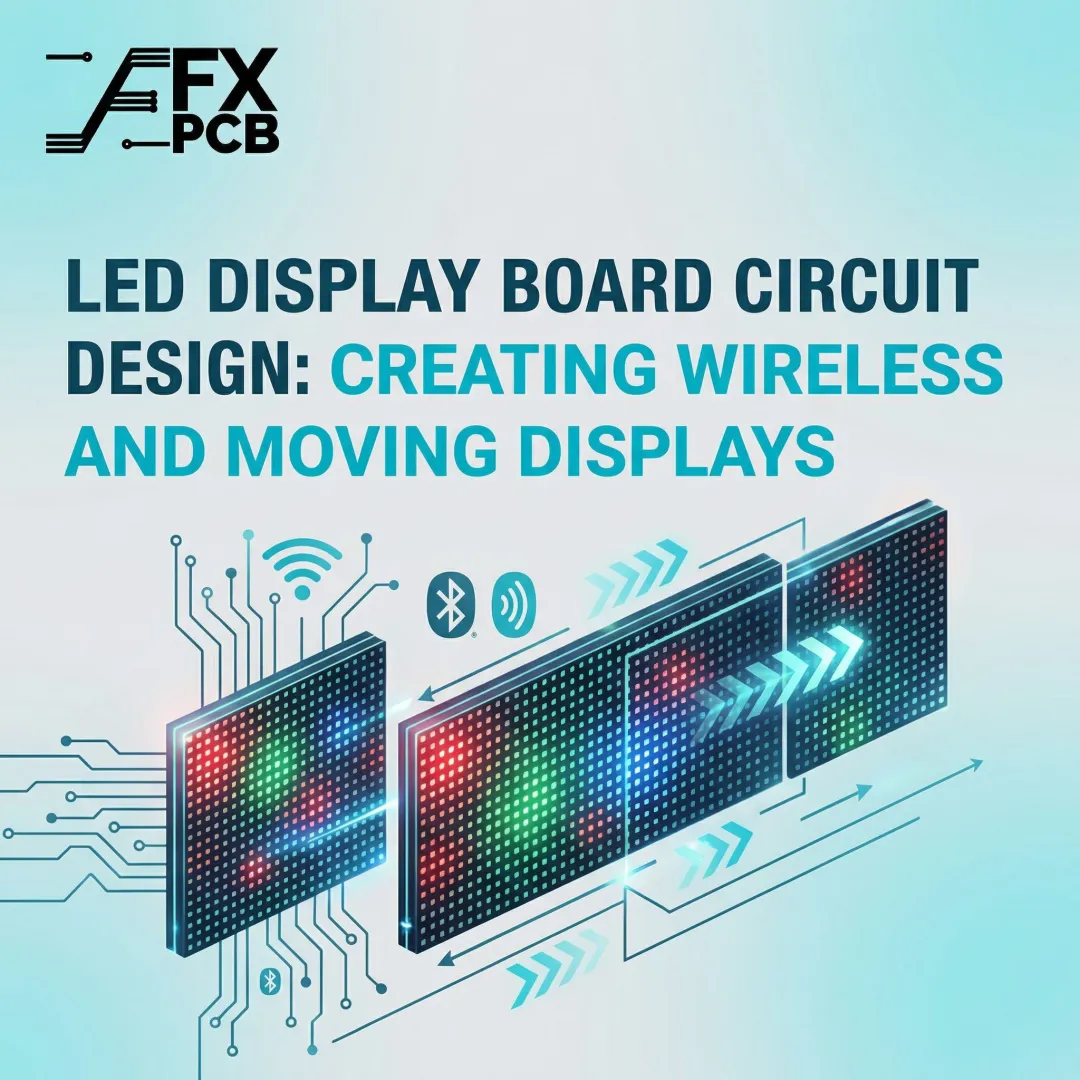 LED Display Board Circuit Design: Creating Wireless and Moving Displays