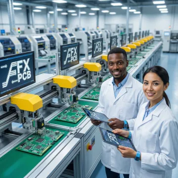 SFX PCB manufacturing facility with advanced SMT assembly lines