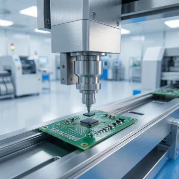 High-precision SMT assembly of a miniaturized wearable electronics PCB