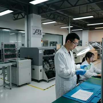 Automated offshore PCB manufacturing line