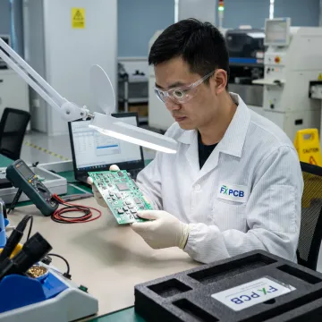 PCB conformal coating inspection process
