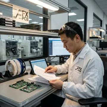 PCB sourcing workflow with components and BOM