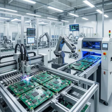 Mid Volume Robotics PCB Assembly Services