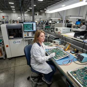 Aerospace PCB assembly inspection