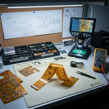 Flexible circuit boards for medical devices