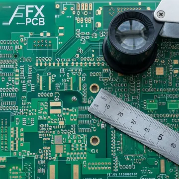 High density PCB with controlled impedance traces