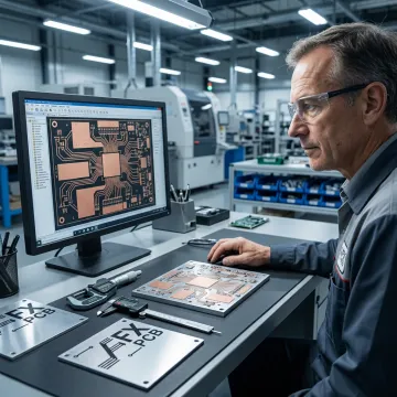 Metal core PCB design and manufacturing inspection