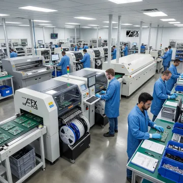 Precision circuit card assembly production line