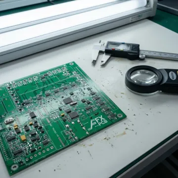 Precision sensor PCB assembly on production line