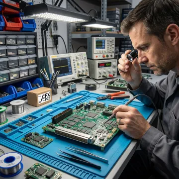 Aerospace PCB assembly inspection