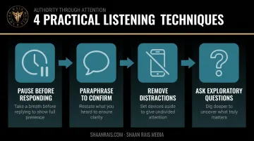 Four practical techniques for adapting listening style in real conversations