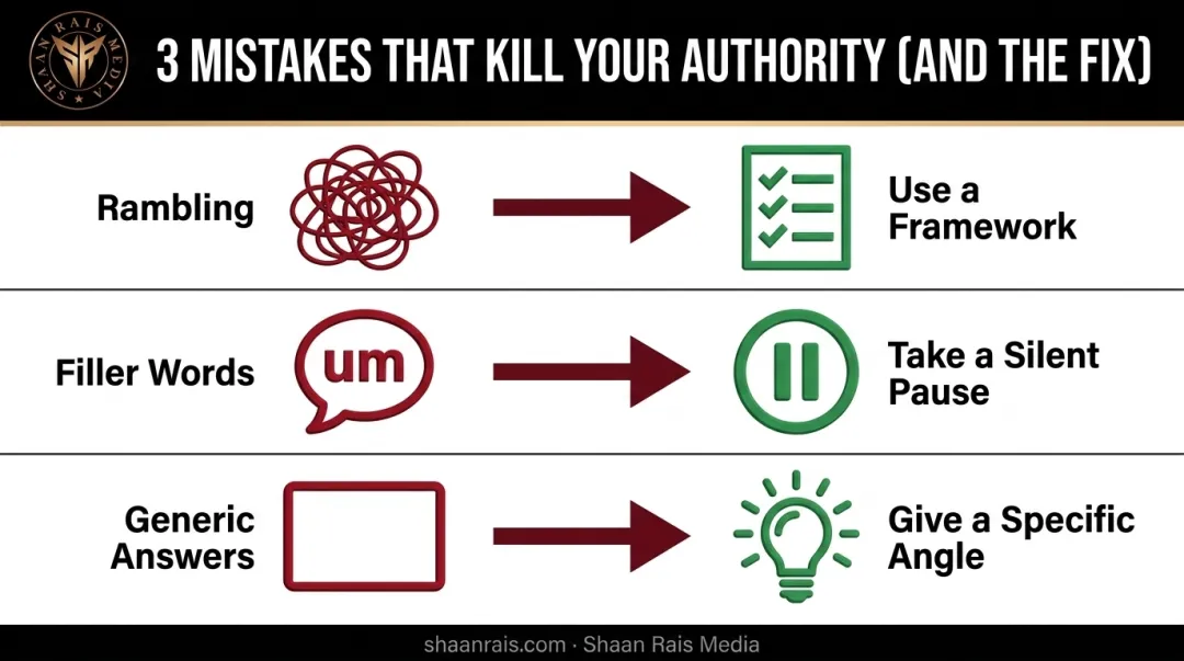 three common impromptu speaking mistakes and how to fix them