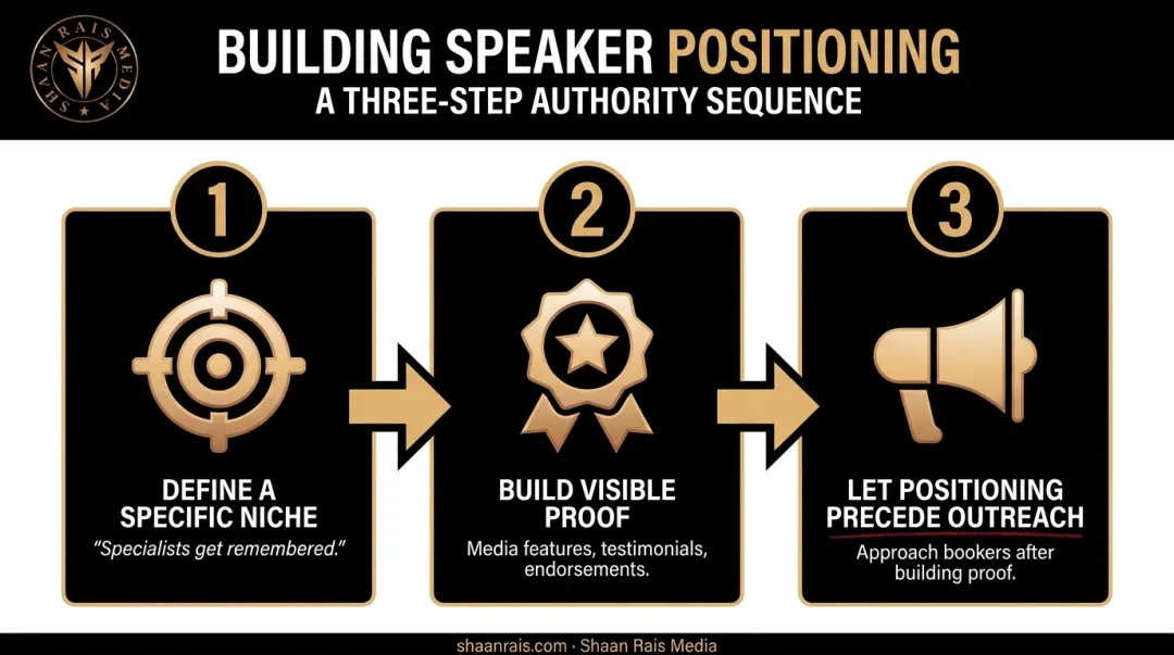 Three step framework for positioning yourself before speaking career outreach