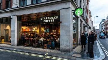Starbucks storefront representing corporate response and employee training initiative