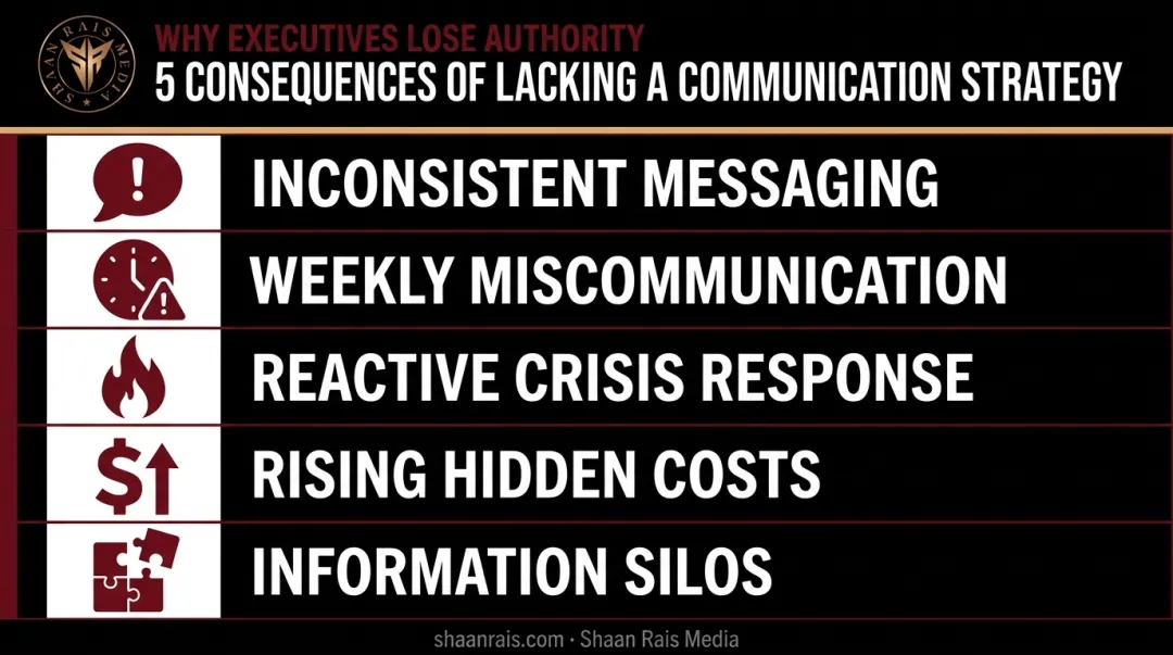 Five warning signs of missing communication strategy in organizations