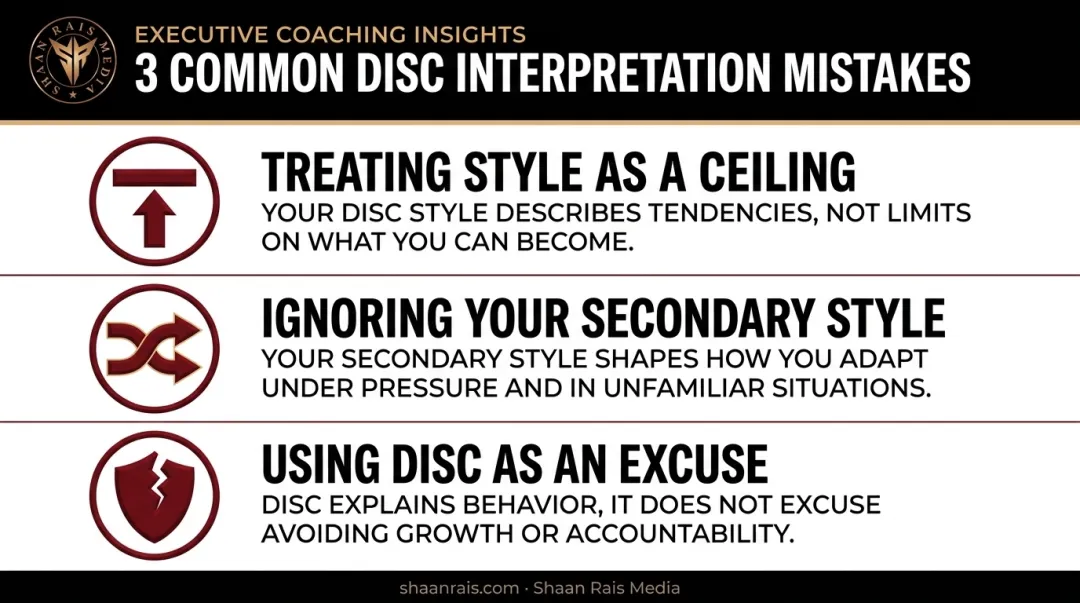 Three common mistakes leaders make when interpreting their DiSC style