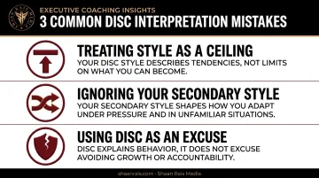 Three common mistakes leaders make when interpreting their DiSC style