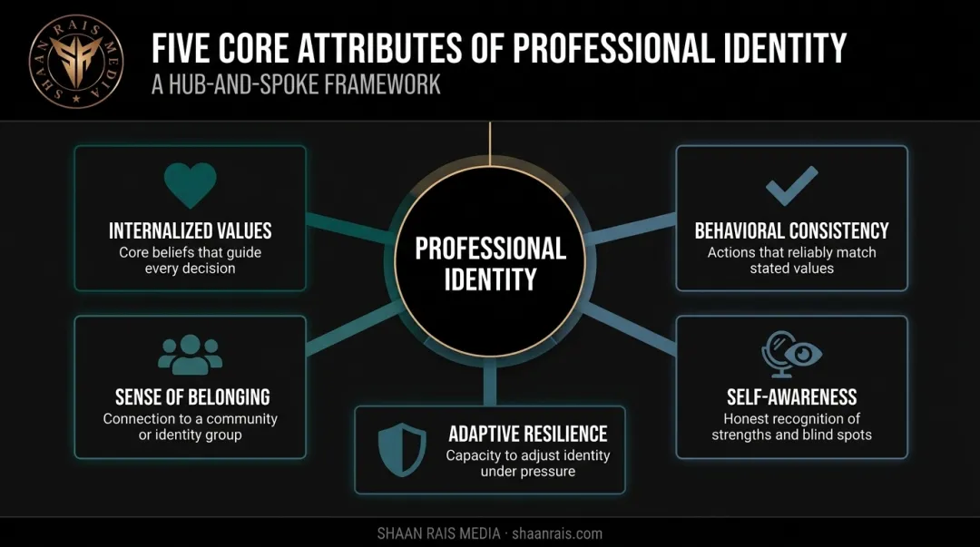 Five core attributes of strong professional identity formation framework