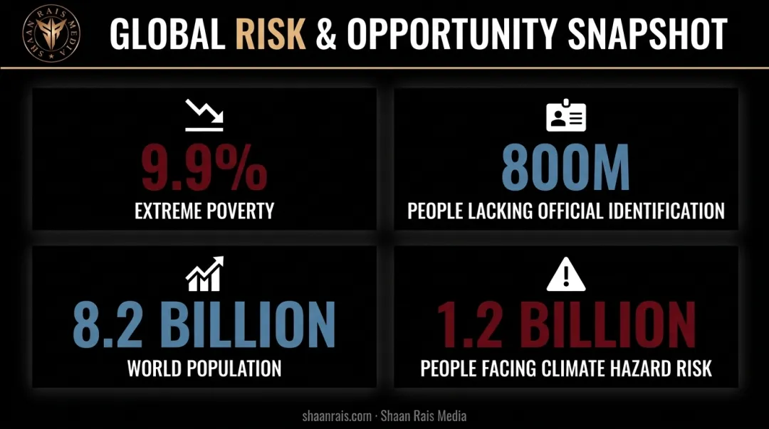 Global development challenges statistics on poverty technology climate and population