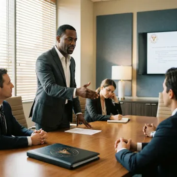 Sales leadership training session