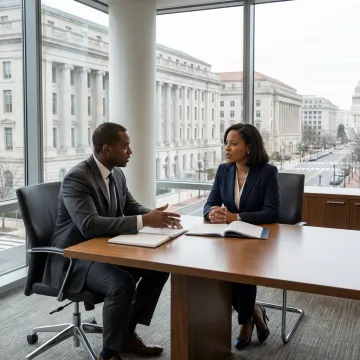 Executive coaching session in Washington D.C.