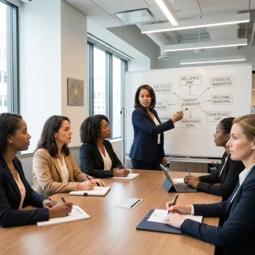 Women in leadership development training session