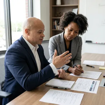 Personal business strategist advising a founder