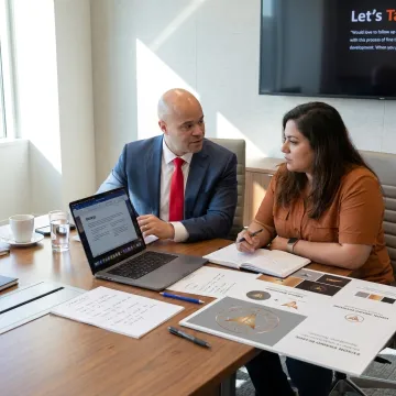Professional brand coaching session
