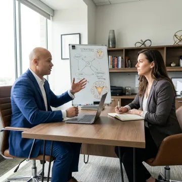 Private coaching session for leadership branding
