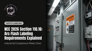 NEC 2026 Section 110.16: Arc-Flash Labeling Requirements Explained
