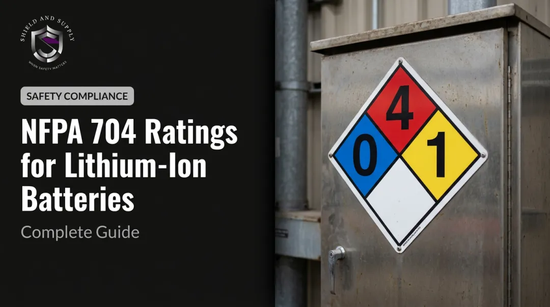 NFPA 704 Ratings for Lithium-Ion Batteries: Complete Guide