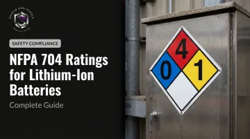 NFPA 704 Ratings for Lithium-Ion Batteries: Complete Guide
