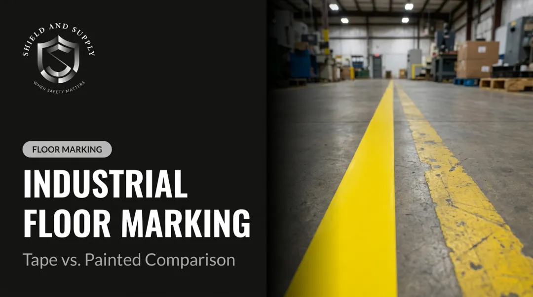 Industrial Floor Marking: Tape vs. Painted Comparison