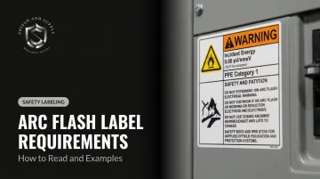 Arc Flash Label Requirements: How to Read and Examples