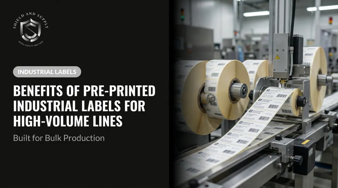 Benefits of Pre-Printed Industrial Labels for High-Volume Lines