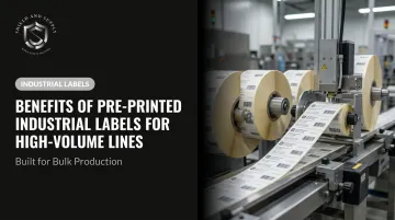 Benefits of Pre-Printed Industrial Labels for High-Volume Lines