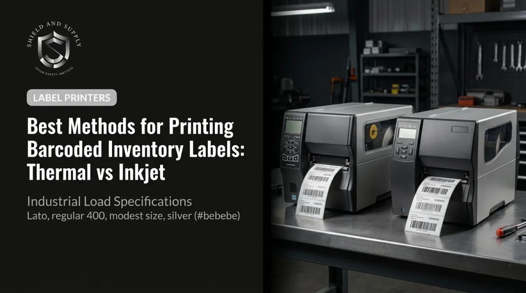 Best Methods for Printing Barcoded Inventory Labels: Thermal vs Inkjet
