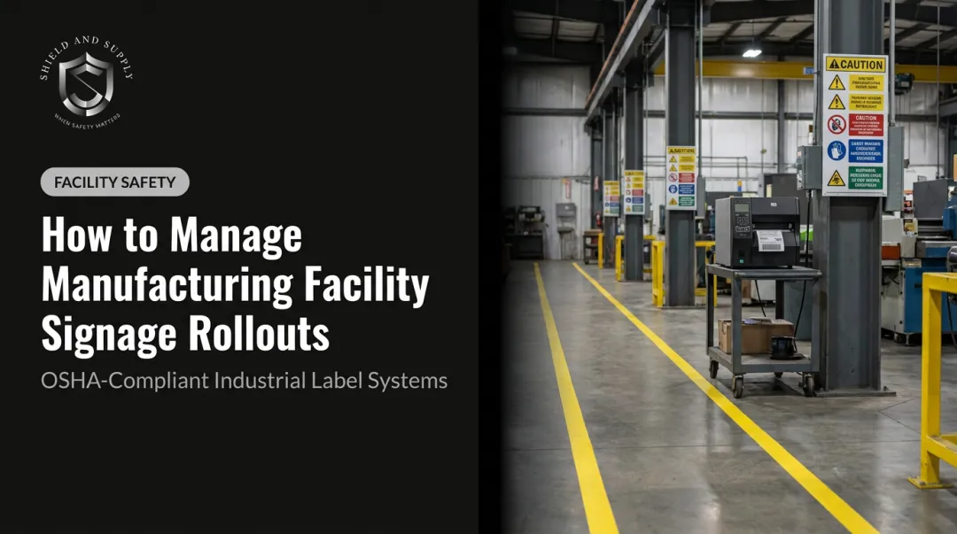How to Manage Manufacturing Facility Signage Rollouts