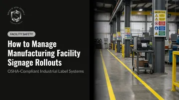 How to Manage Manufacturing Facility Signage Rollouts