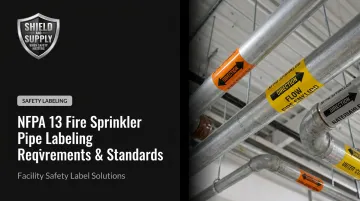 NFPA 13 Fire Sprinkler Pipe Labeling Requirements &amp; Standards