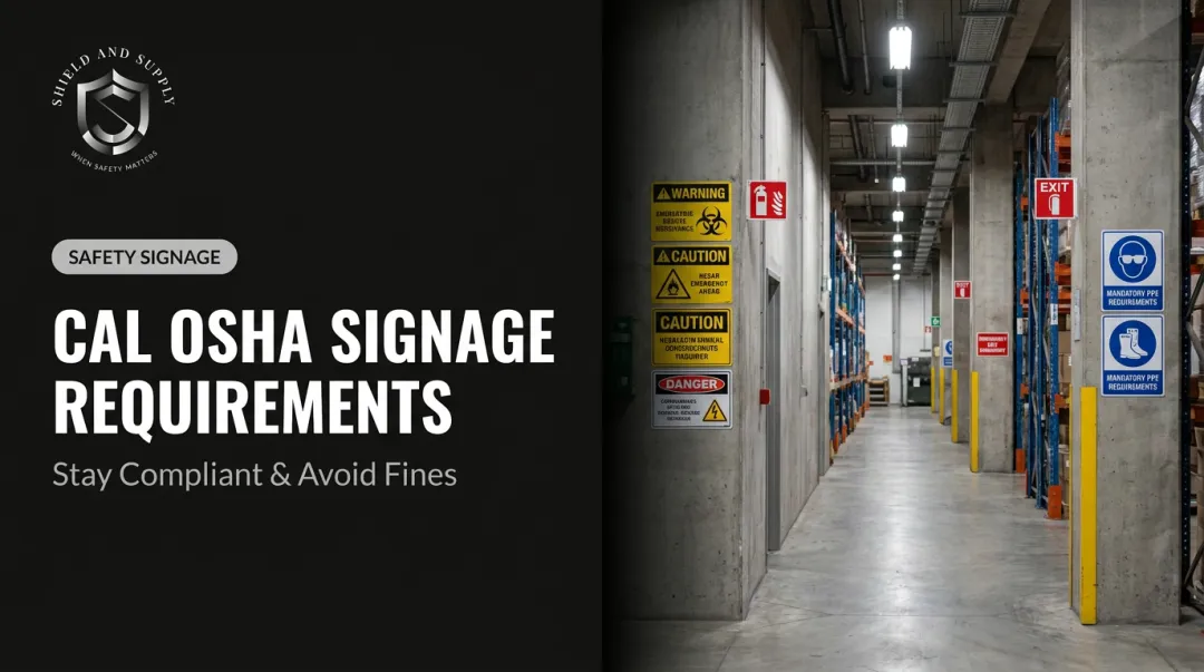 Cal OSHA Signage Requirements: Stay Compliant & Avoid Fines