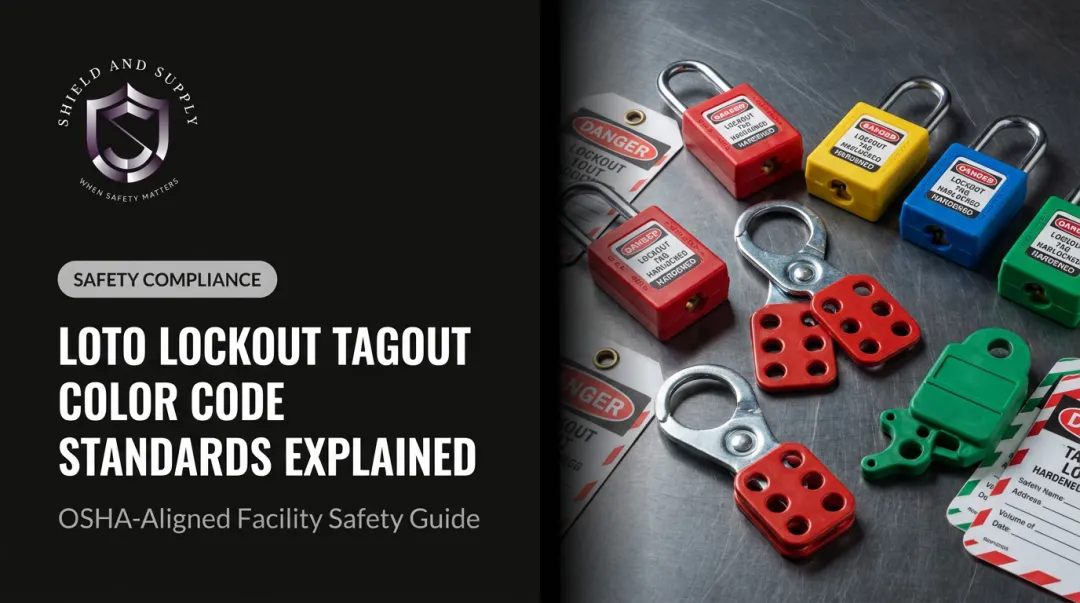 LOTO Lockout Tagout Color Code Standards Explained