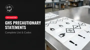GHS Precautionary Statements: Complete List & Codes