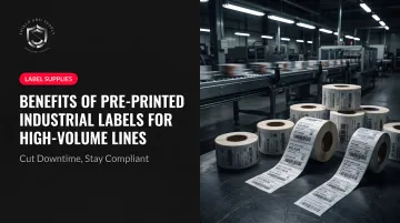 Benefits of Pre-Printed Industrial Labels for High-Volume Lines