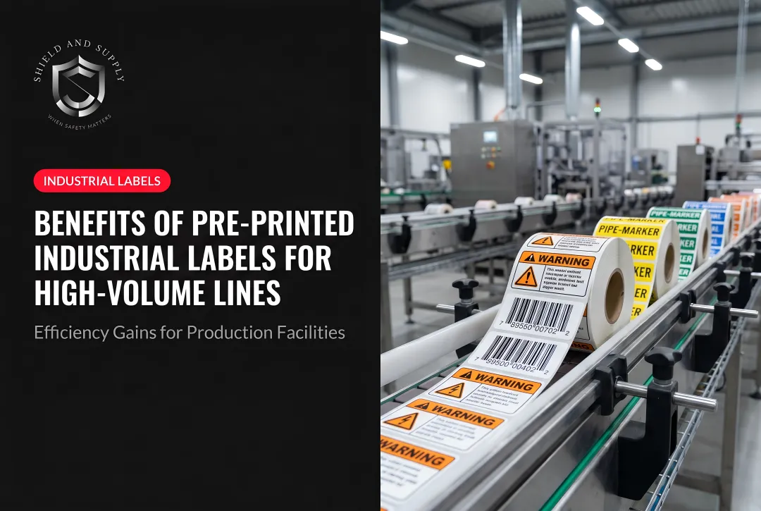 Benefits of Pre-Printed Industrial Labels for High-Volume Lines